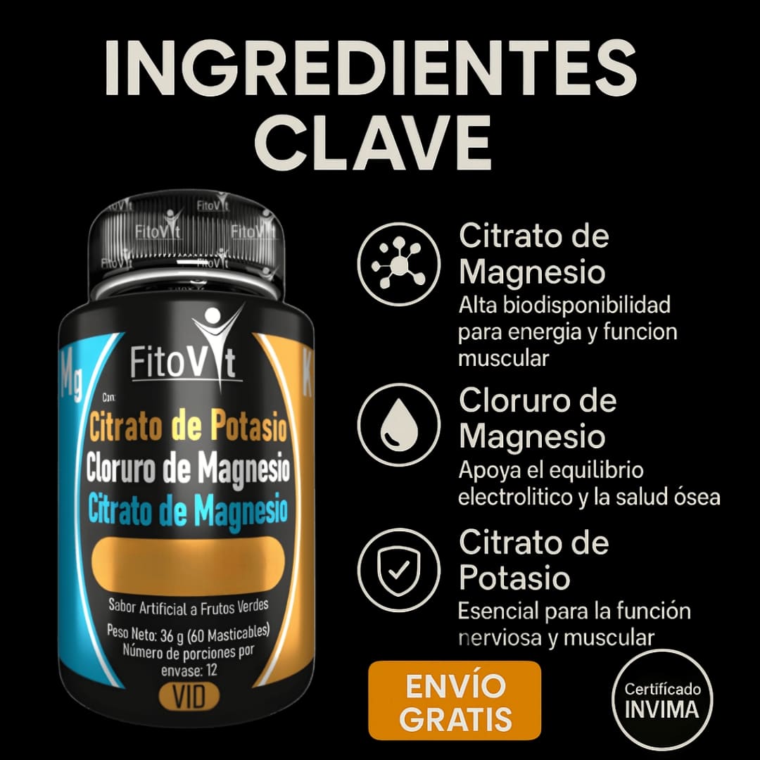 Fórmula Triple Magnesio y Potasio
