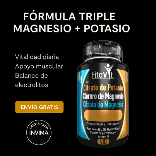 Fórmula Triple Magnesio y Potasio